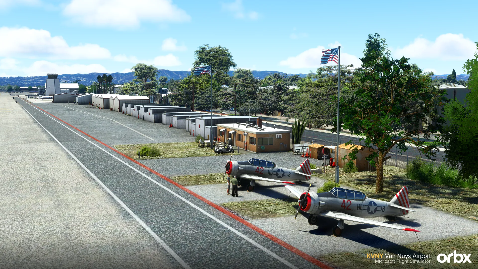 Аэропорт KVNY ( Лос-Анджелес, США )