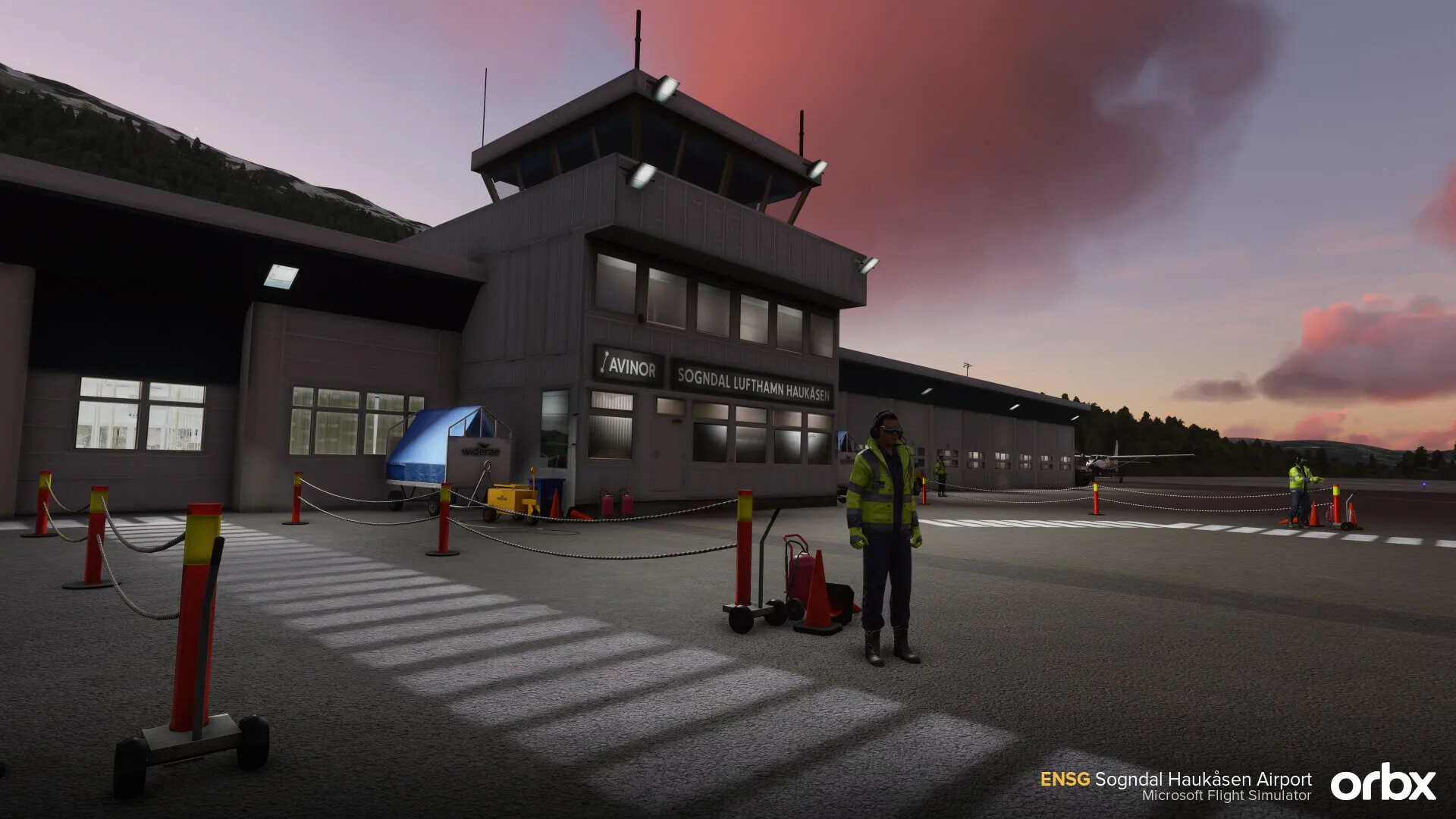 Аэропорт ENSG ( Согндал, Норвегия )