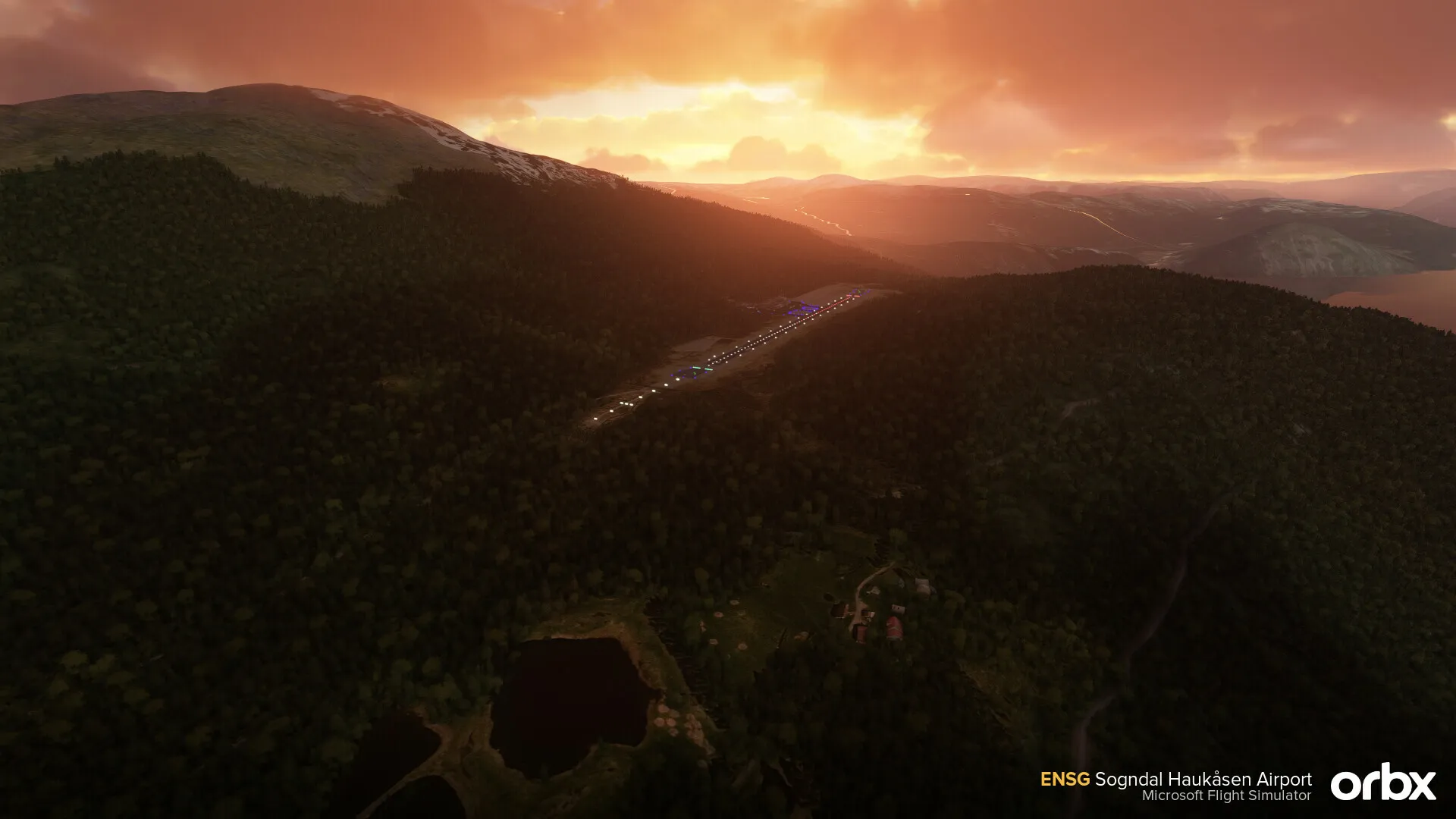 Аэропорт ENSG ( Согндал, Норвегия )