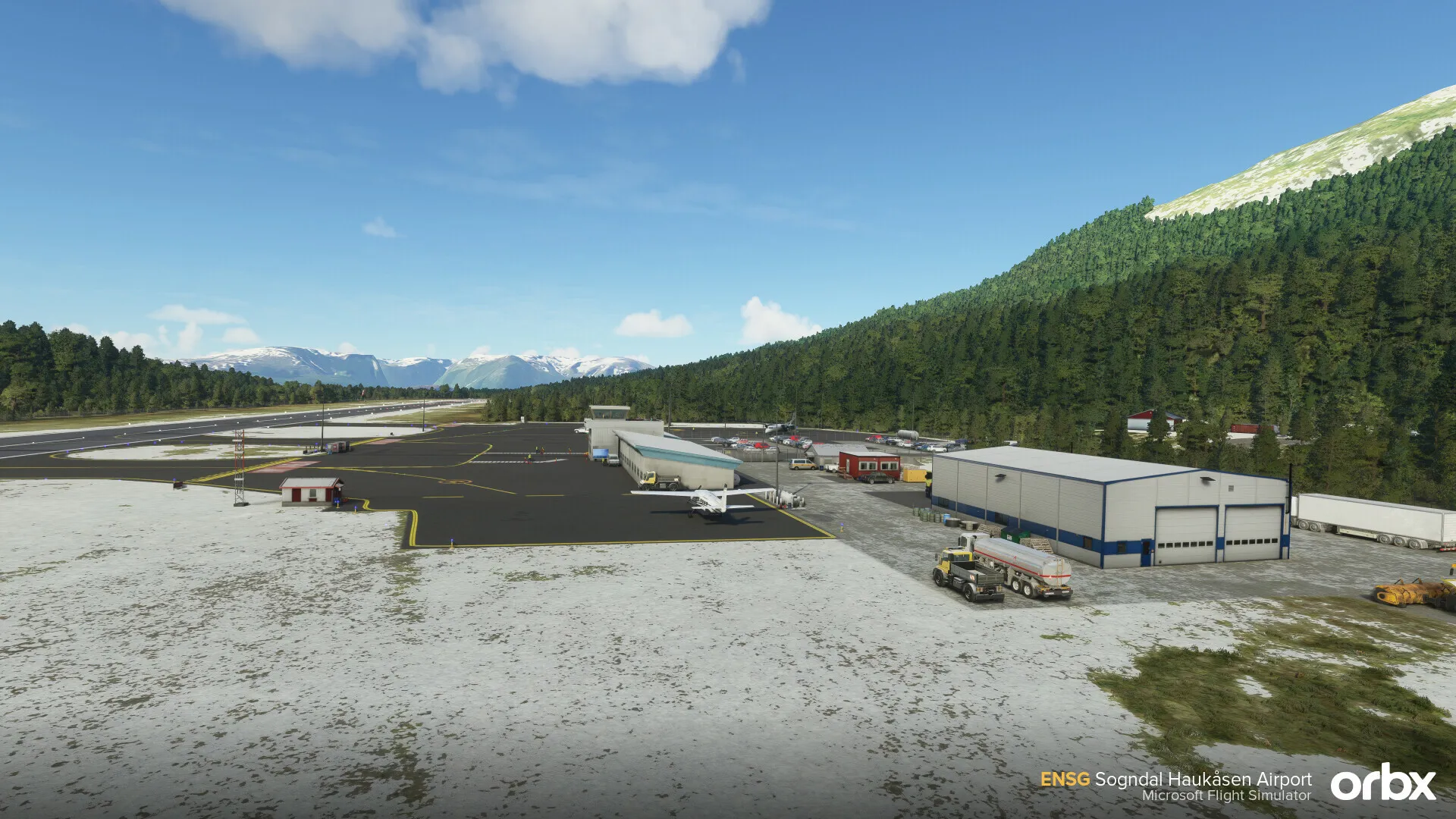 Аэропорт ENSG ( Согндал, Норвегия )
