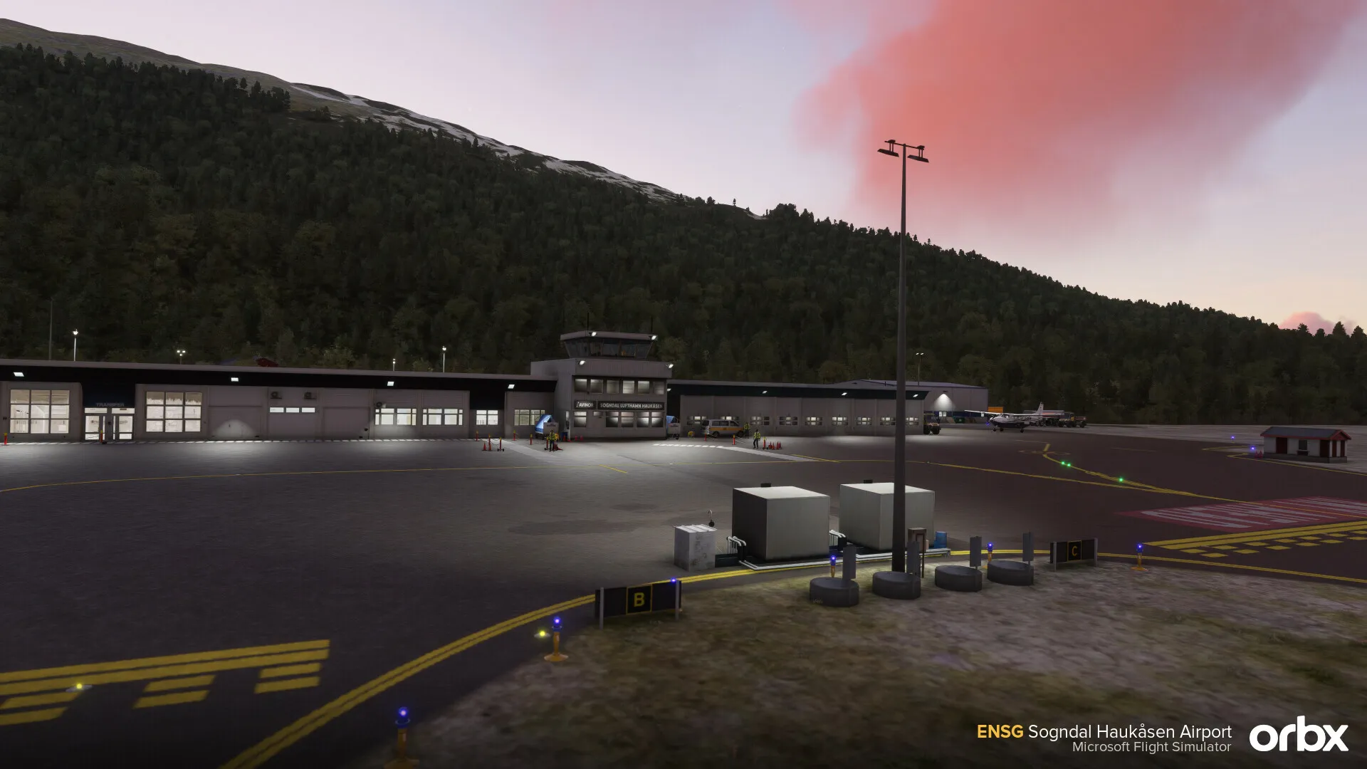 Аэропорт ENSG ( Согндал, Норвегия )