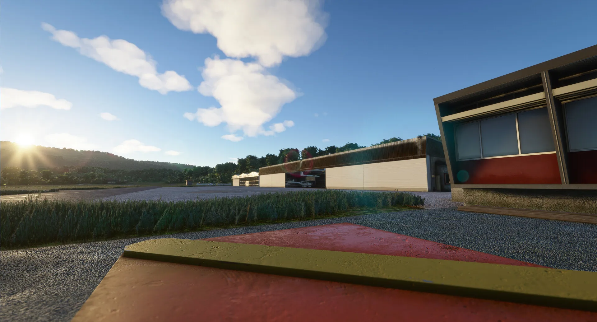 Аэродром LSZN ( Хаузен, Швейцария )