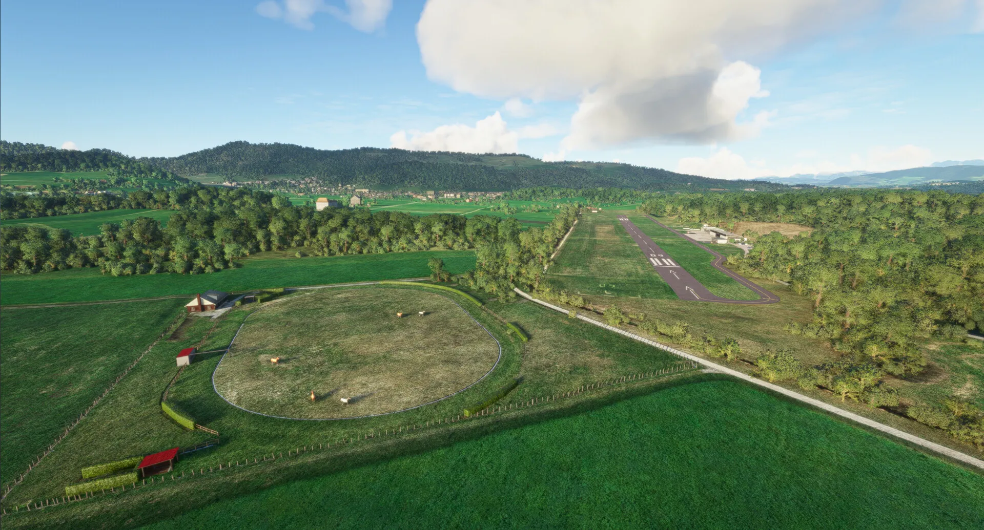 Аэродром LSZN ( Хаузен, Швейцария )