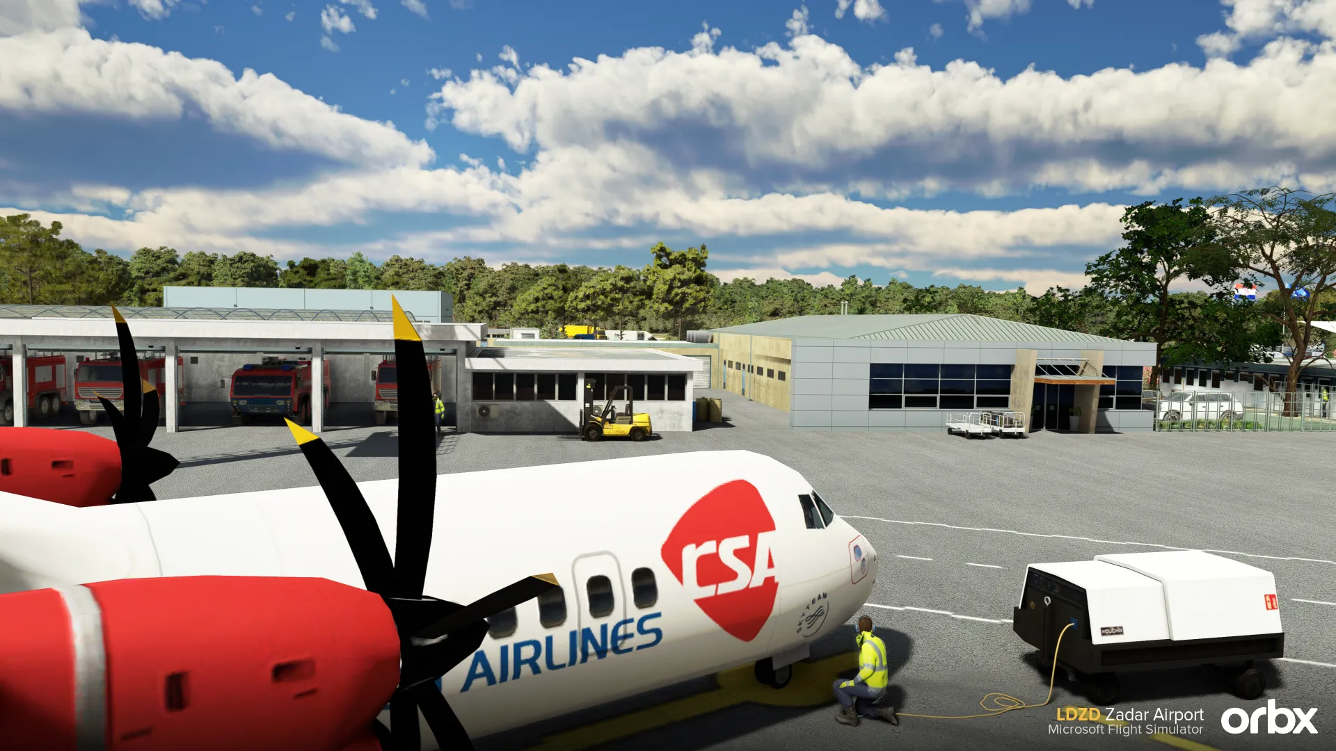 Аэропорт LDZD ( Задар, Хорватия )