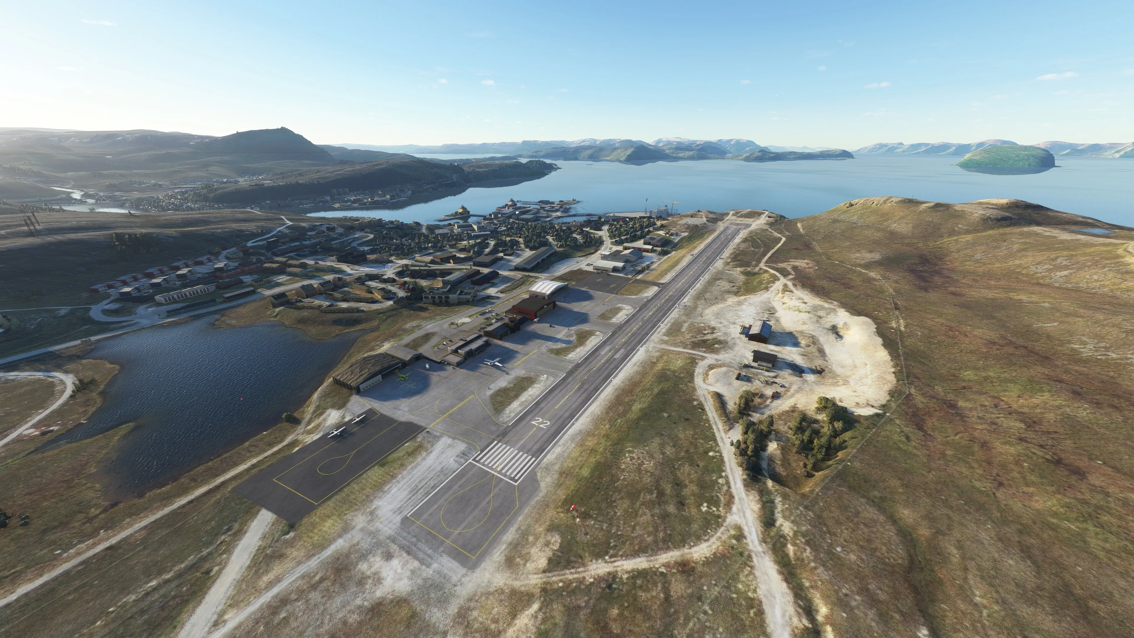 Аэропорт ENHF ( Хаммерфест, Норвегия )