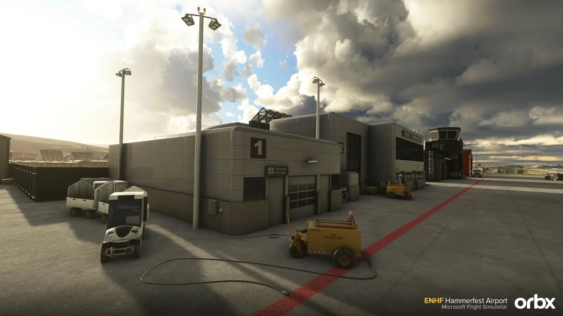 Аэропорт ENHF ( Хаммерфест, Норвегия )