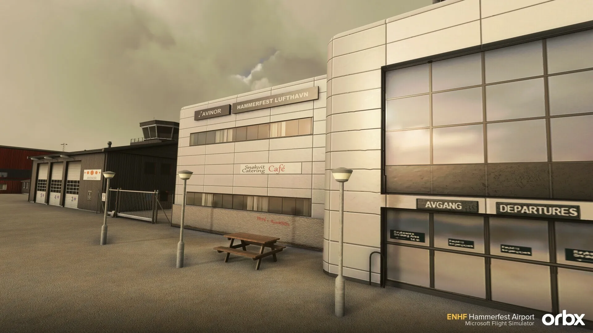 Аэропорт ENHF ( Хаммерфест, Норвегия )