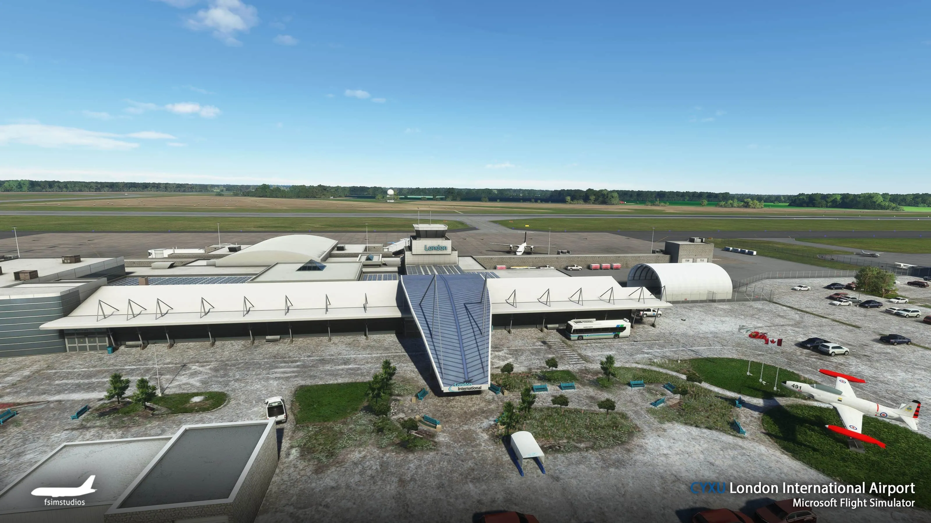 Аэропорт CYXU ( Онтарио, Канада )