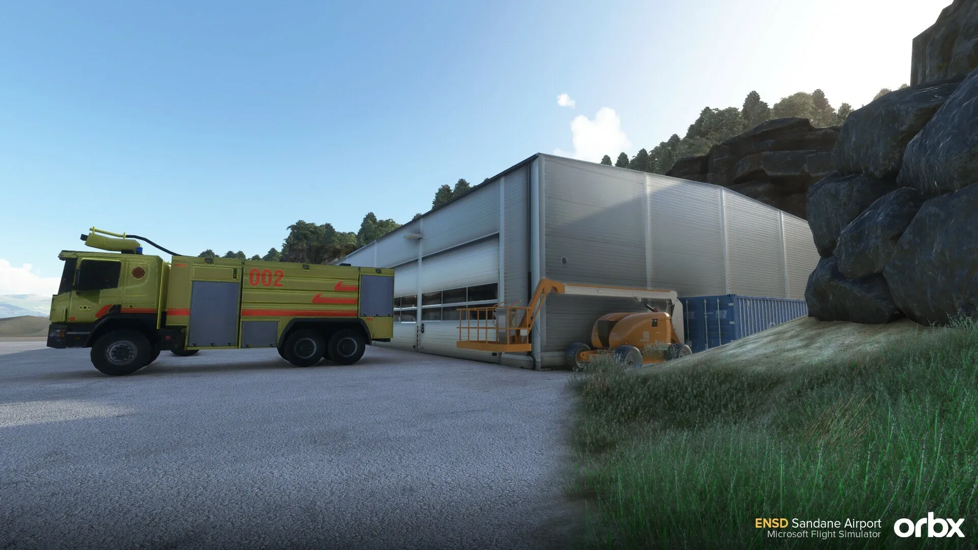 Аэропорт ENSD ( Сандане, Норвегия )