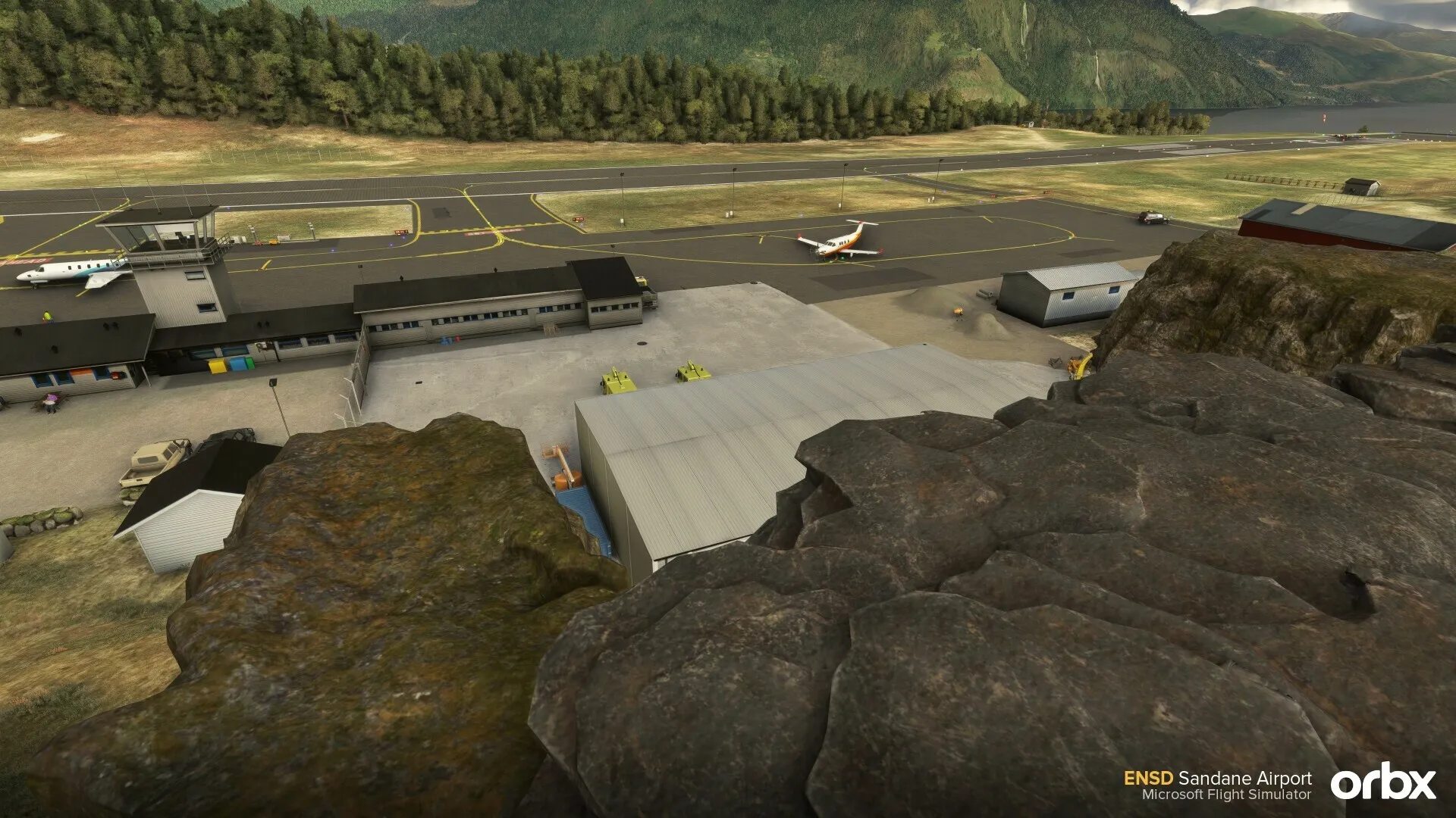 Аэропорт ENSD ( Сандане, Норвегия )