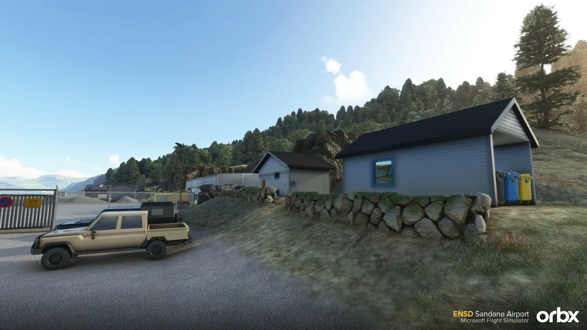 Аэропорт ENSD ( Сандане, Норвегия )