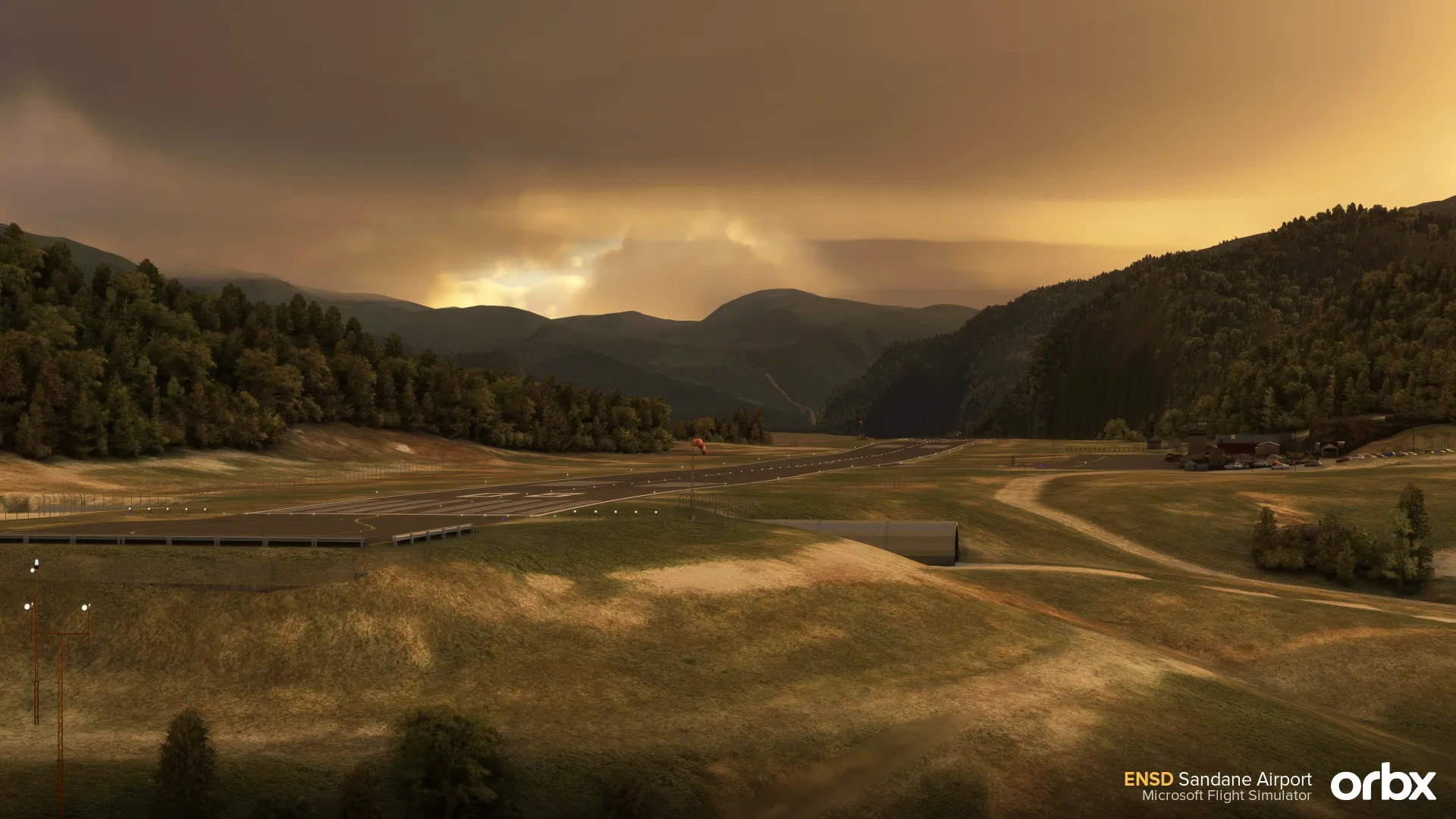 Аэропорт ENSD ( Сандане, Норвегия )