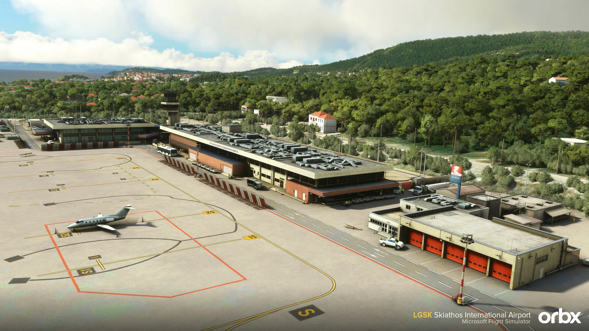 Аэропорт LGSK ( Скиатос, Греция )