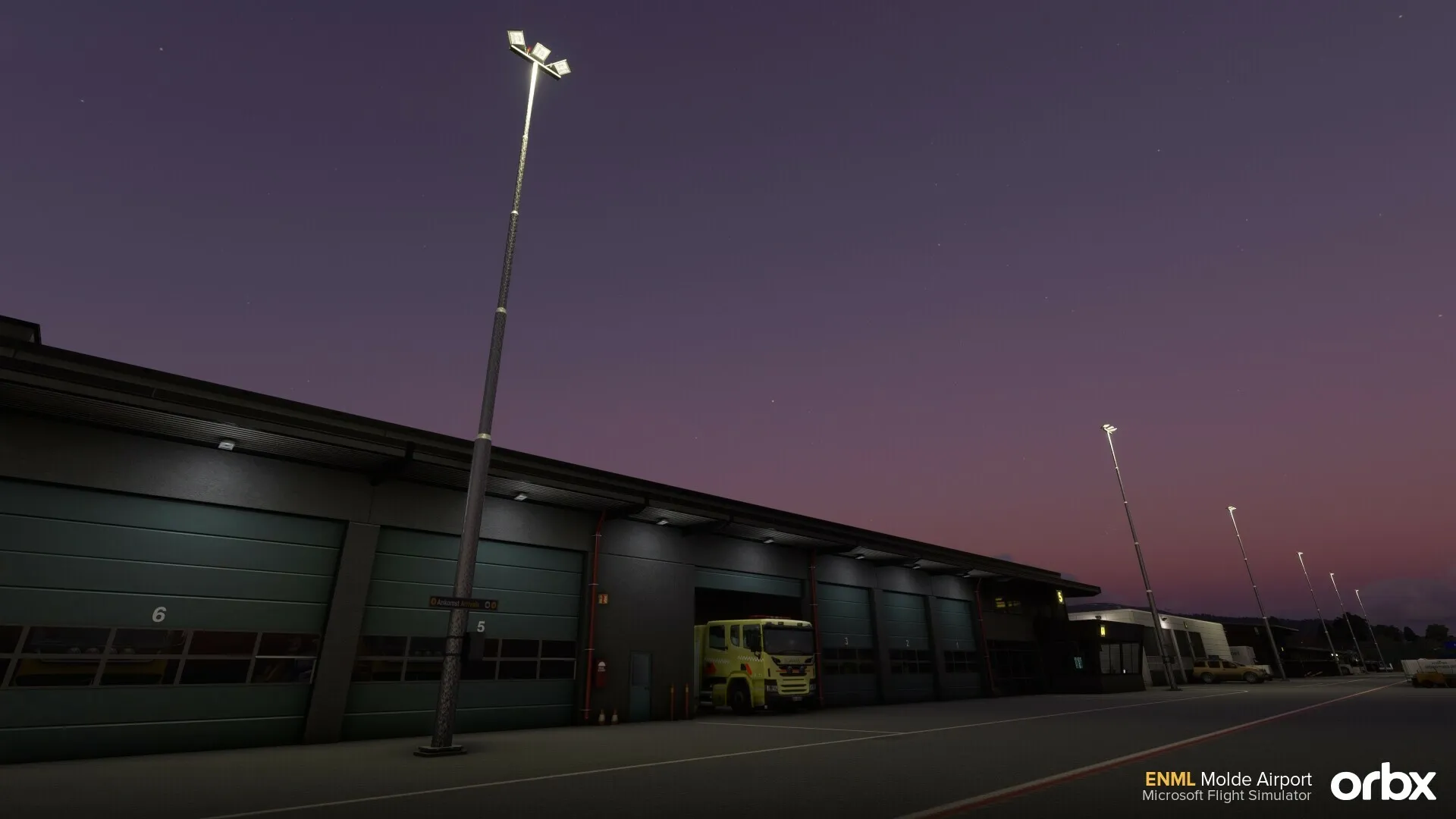 Аэропорт ENML ( Молде, Норвегия )