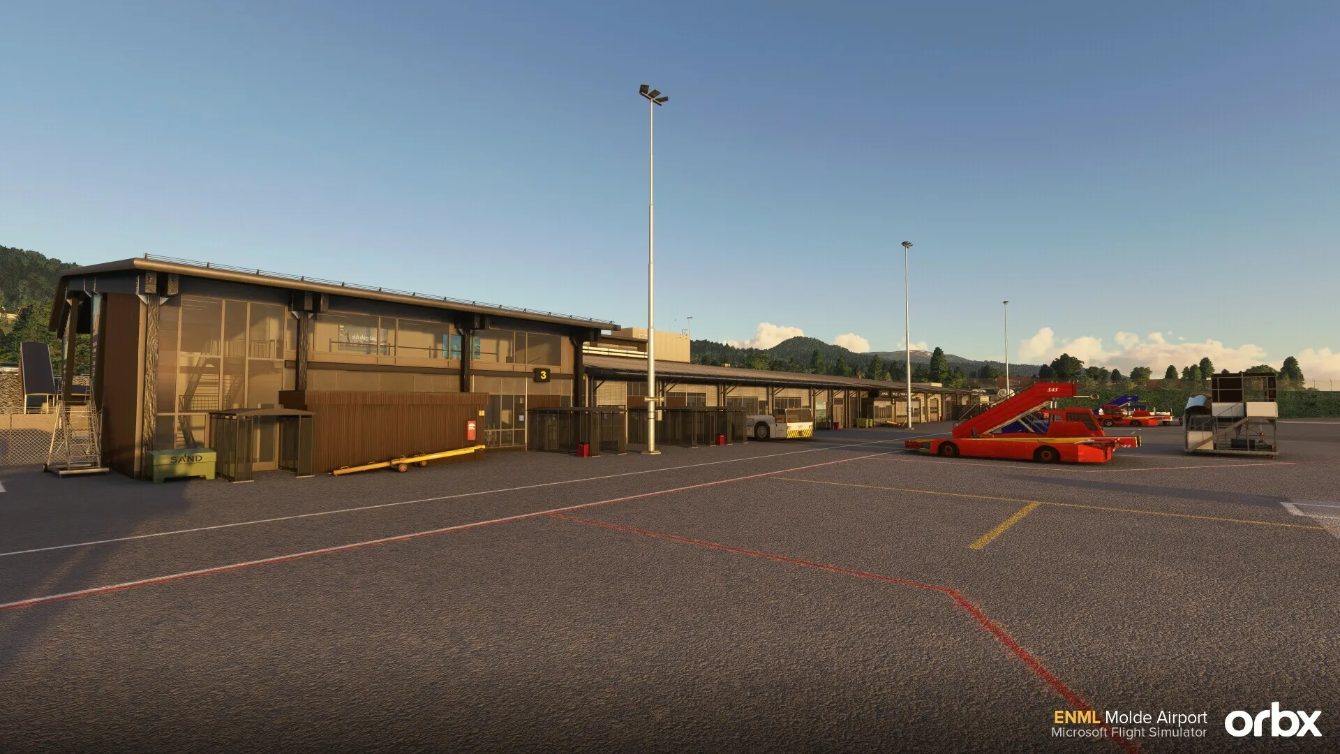 Аэропорт ENML ( Молде, Норвегия )