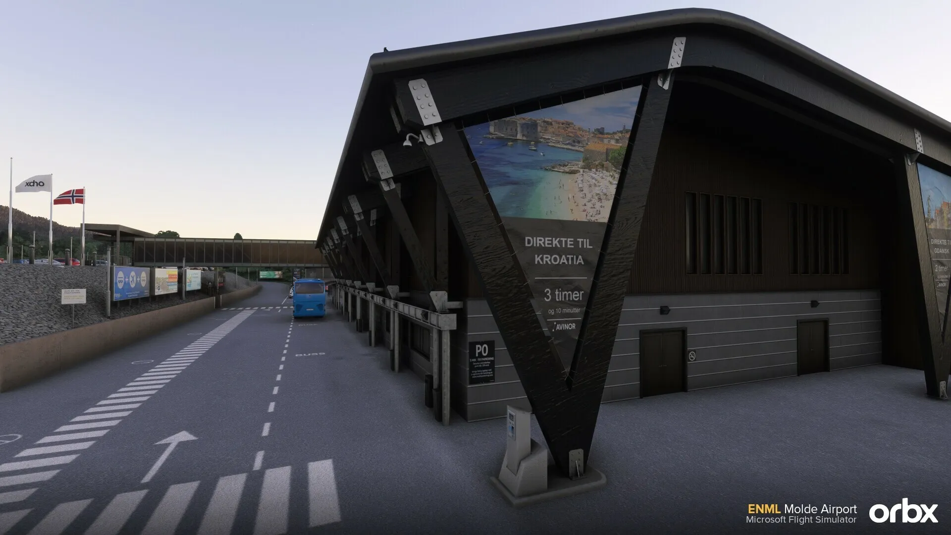 Аэропорт ENML ( Молде, Норвегия )