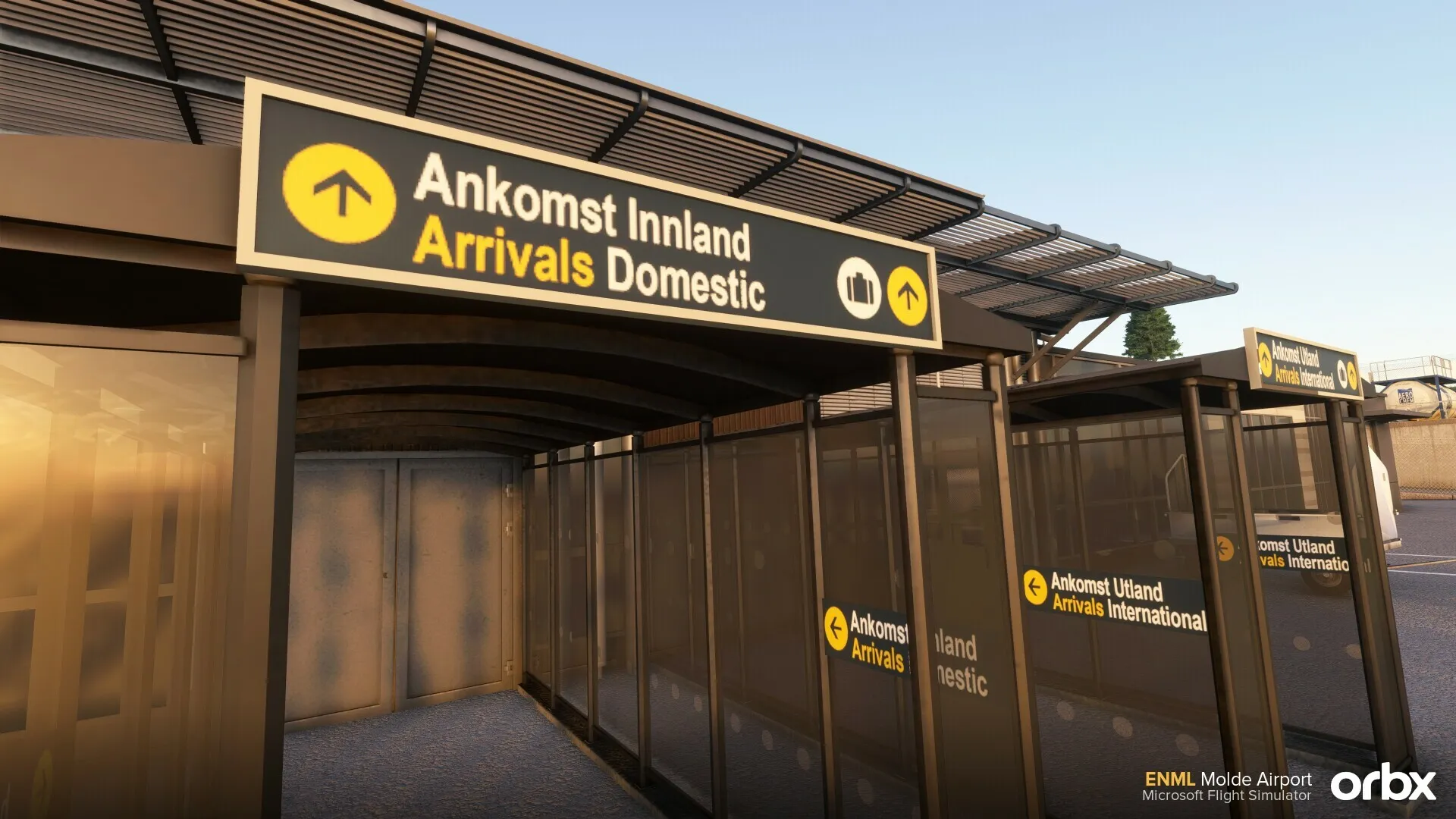 Аэропорт ENML ( Молде, Норвегия )