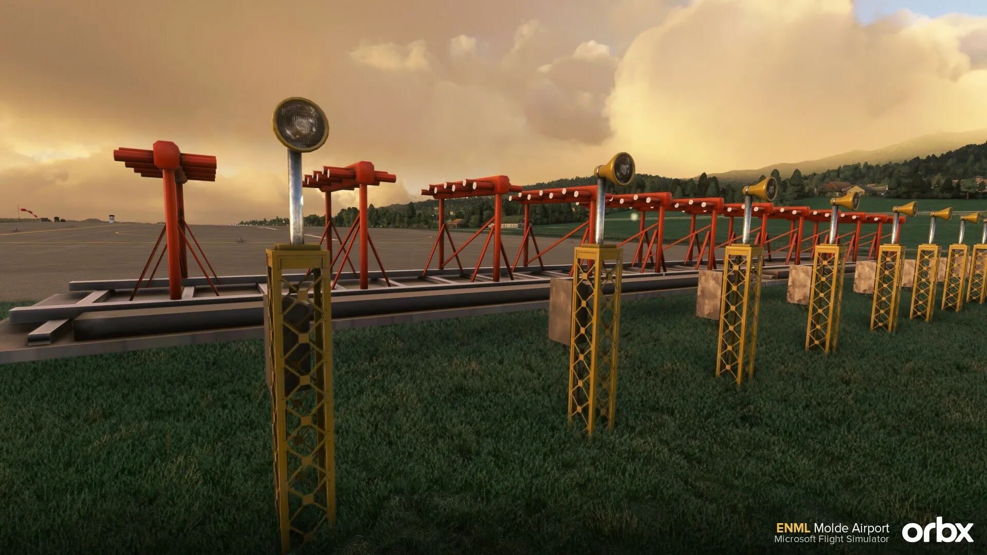 Аэропорт ENML ( Молде, Норвегия )