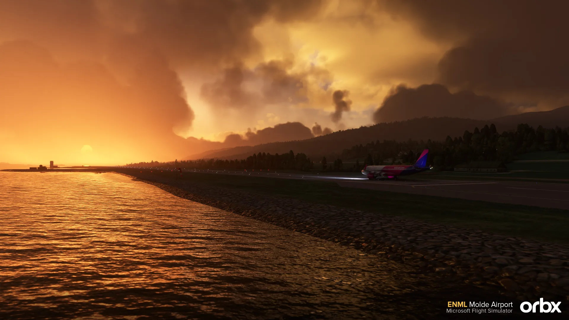 Аэропорт ENML ( Молде, Норвегия )