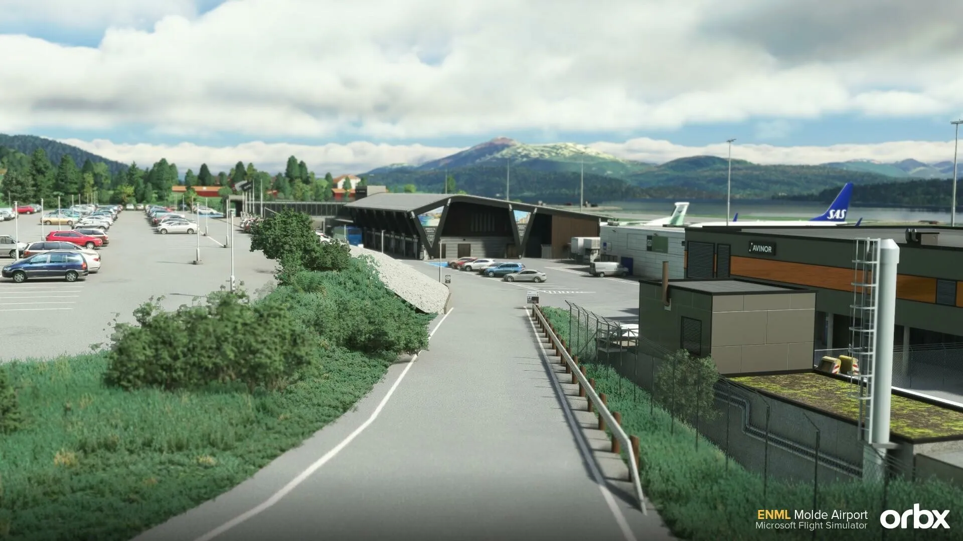 Аэропорт ENML ( Молде, Норвегия )