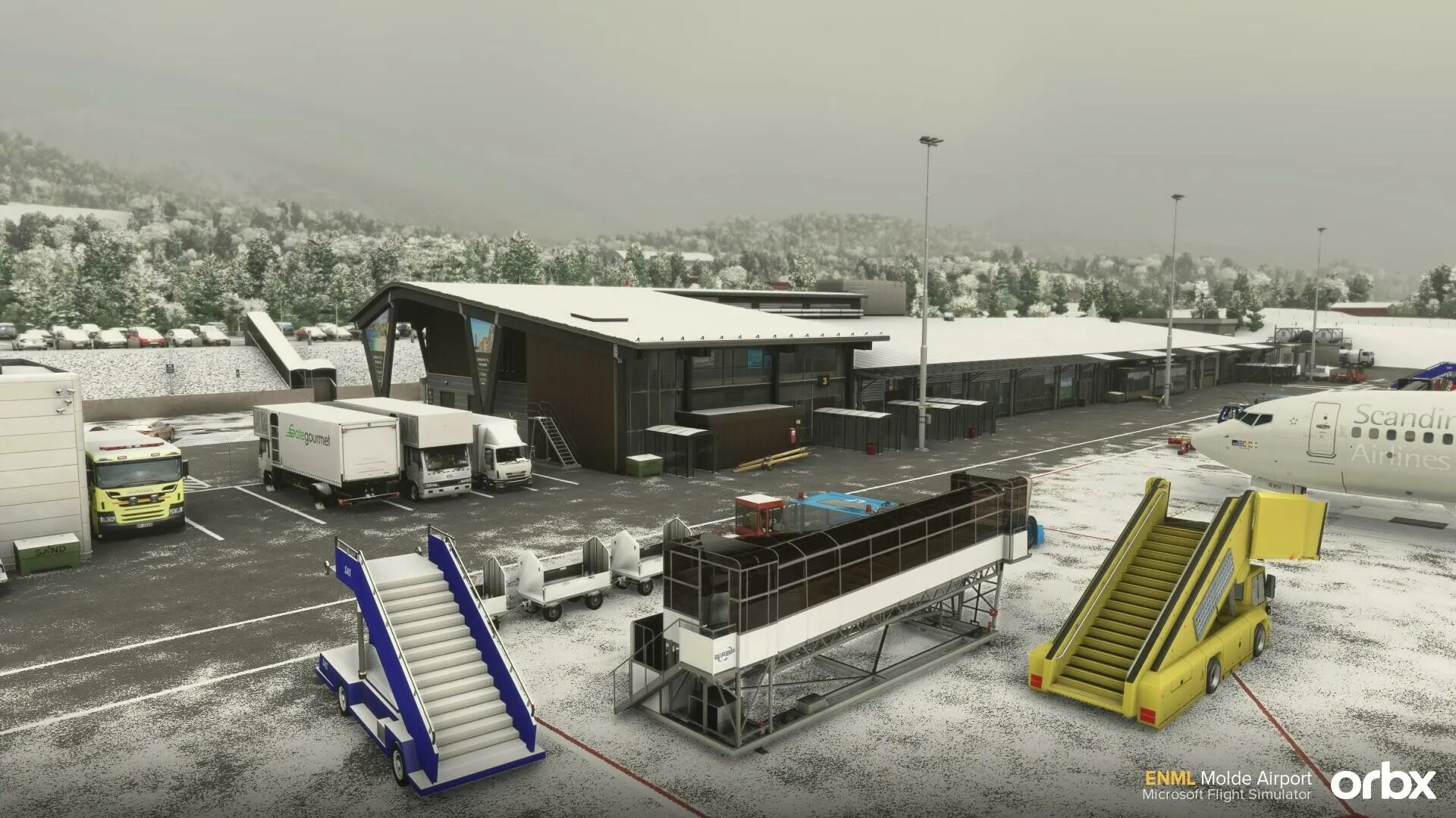 Аэропорт ENML ( Молде, Норвегия )