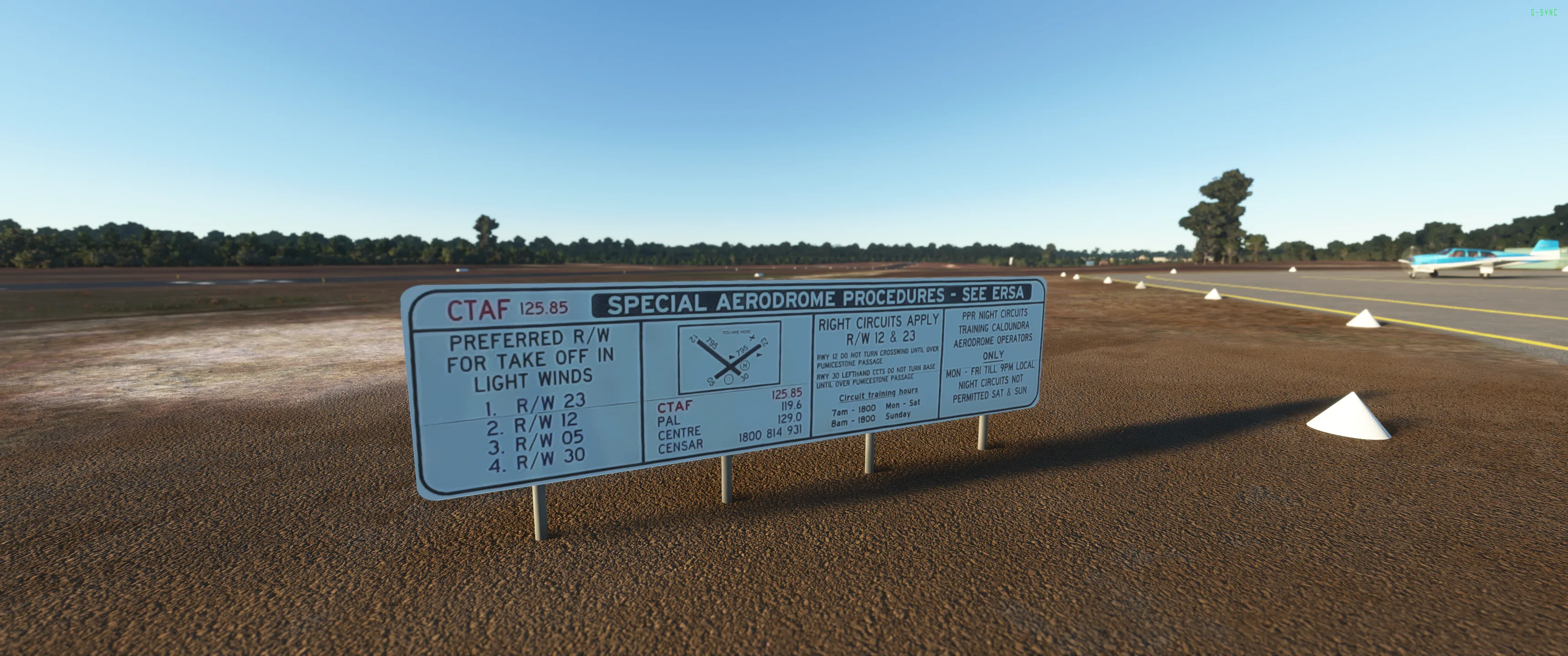 Аэропорт YCDR ( Калаундра, Австралия )