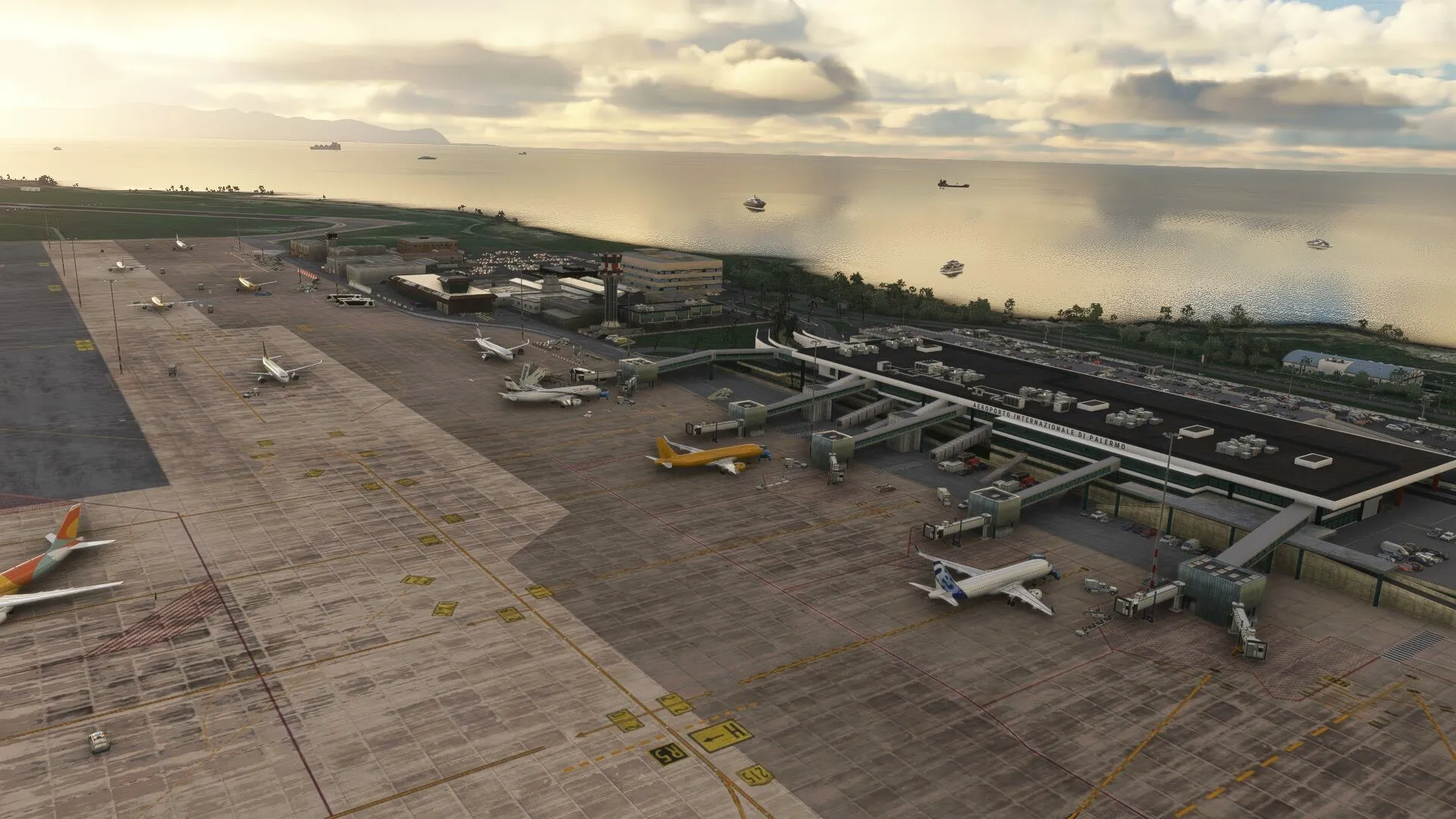 Аэропорт LICJ ( Палермо, Италия )