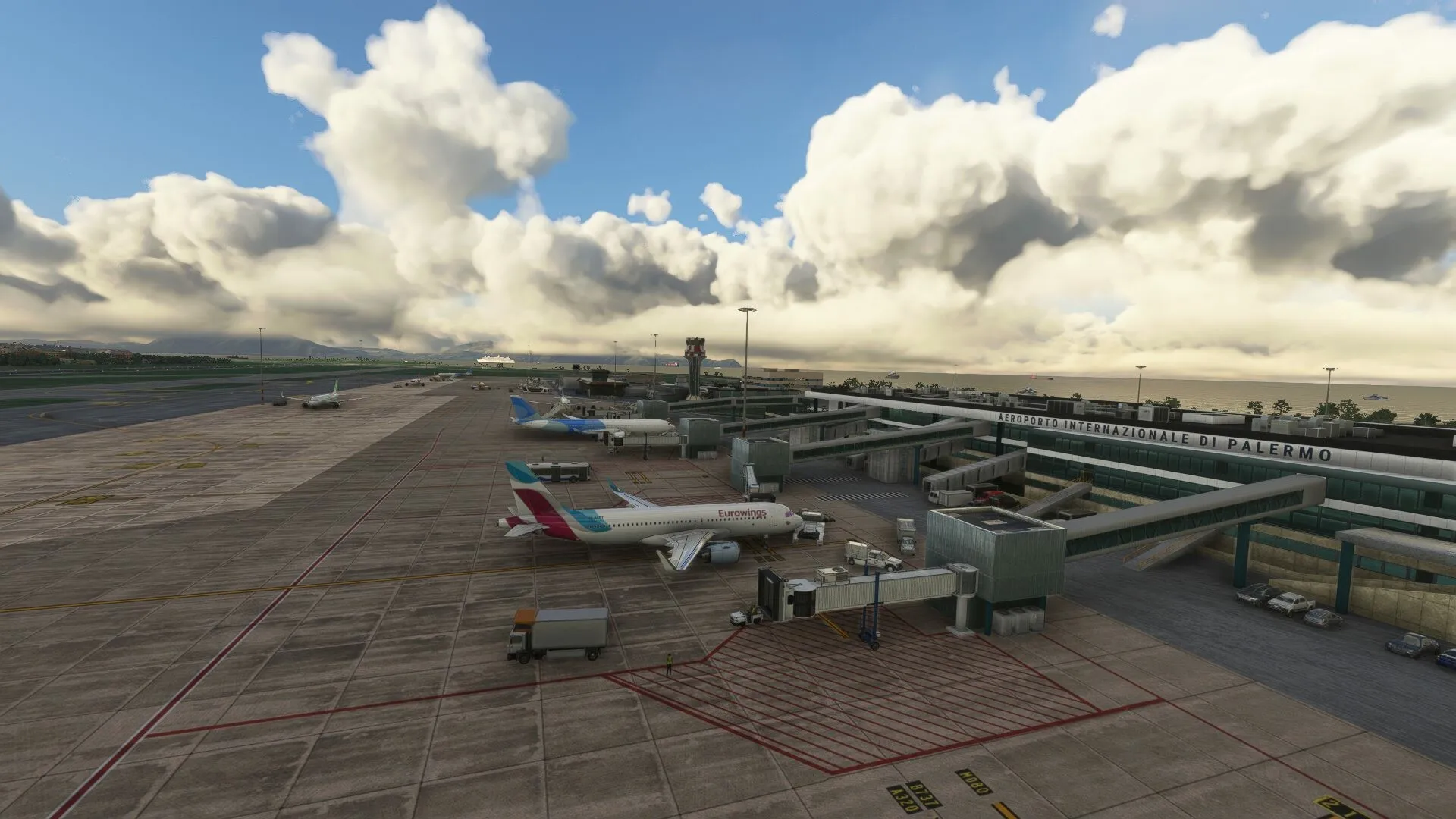 Аэропорт LICJ ( Палермо, Италия )