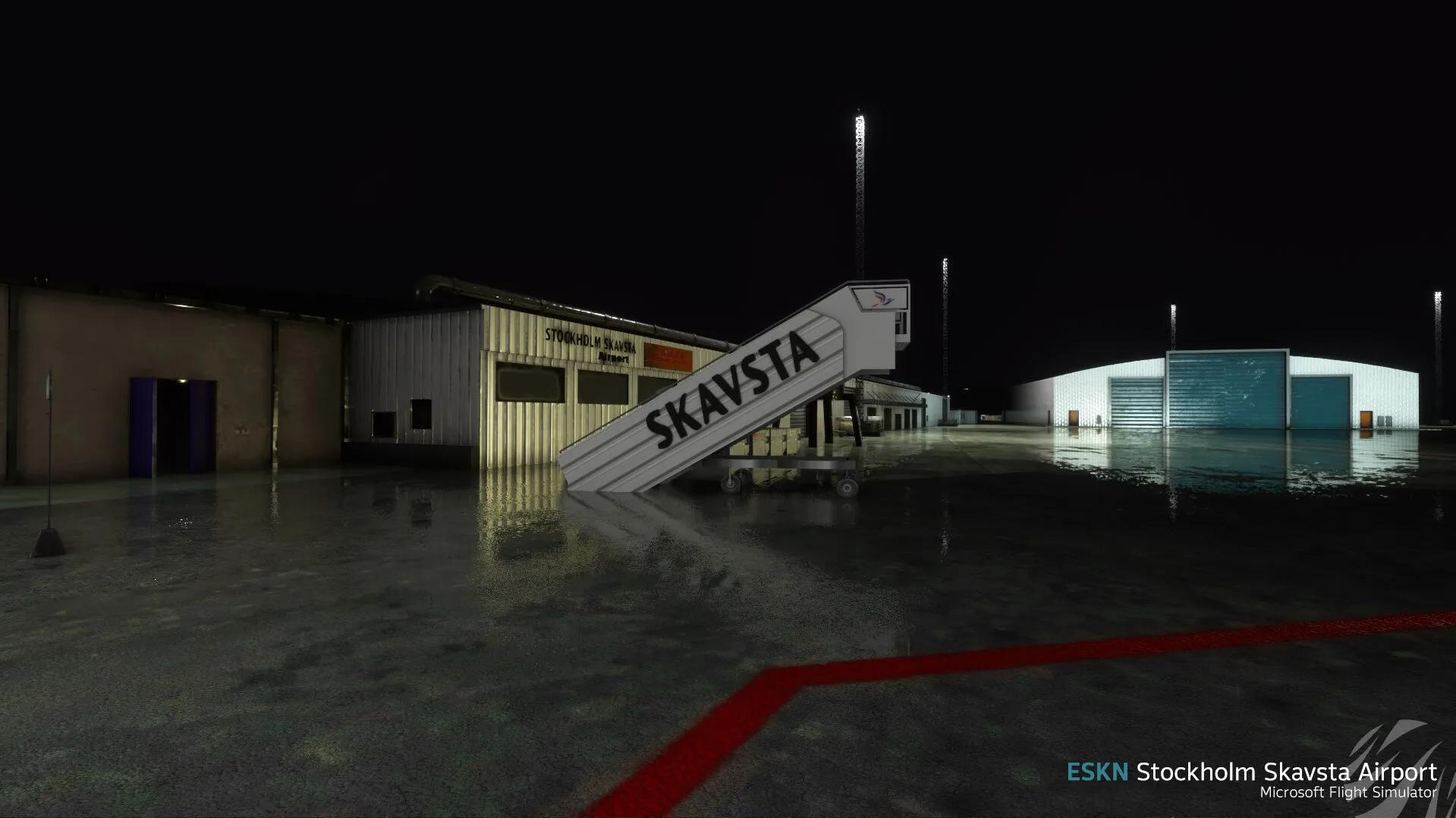 Аэропорт ESKN ( Скавста, Швеция )