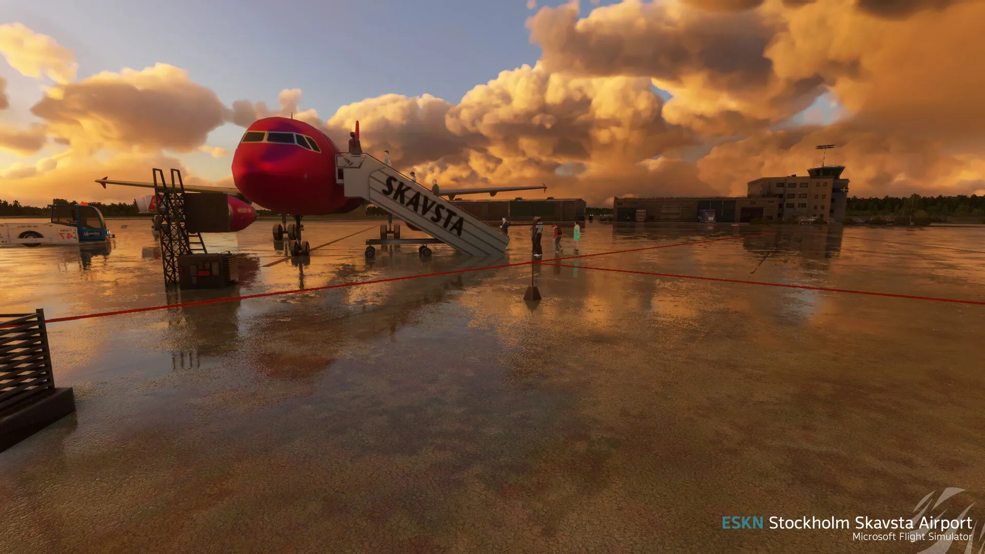 Аэропорт ESKN ( Скавста, Швеция )