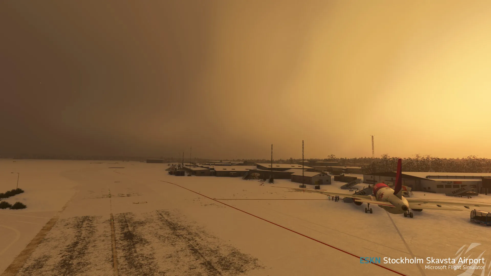 Аэропорт ESKN ( Скавста, Швеция )