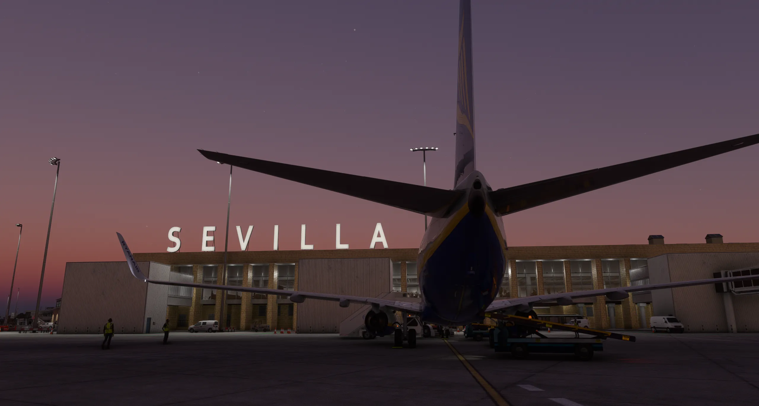 Аэропорт LEZL ( Севилья, Испания )