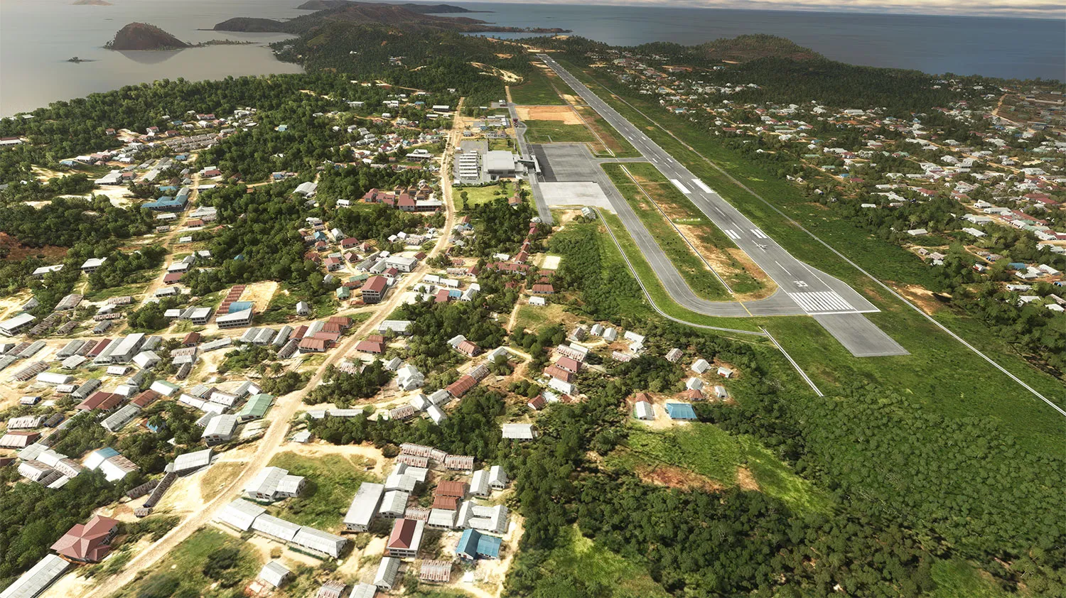 Аэропорт WATO ( Комодо, Индонезия )