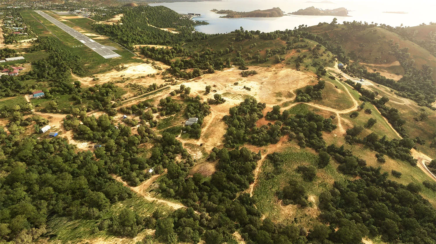 Аэропорт WATO ( Комодо, Индонезия )