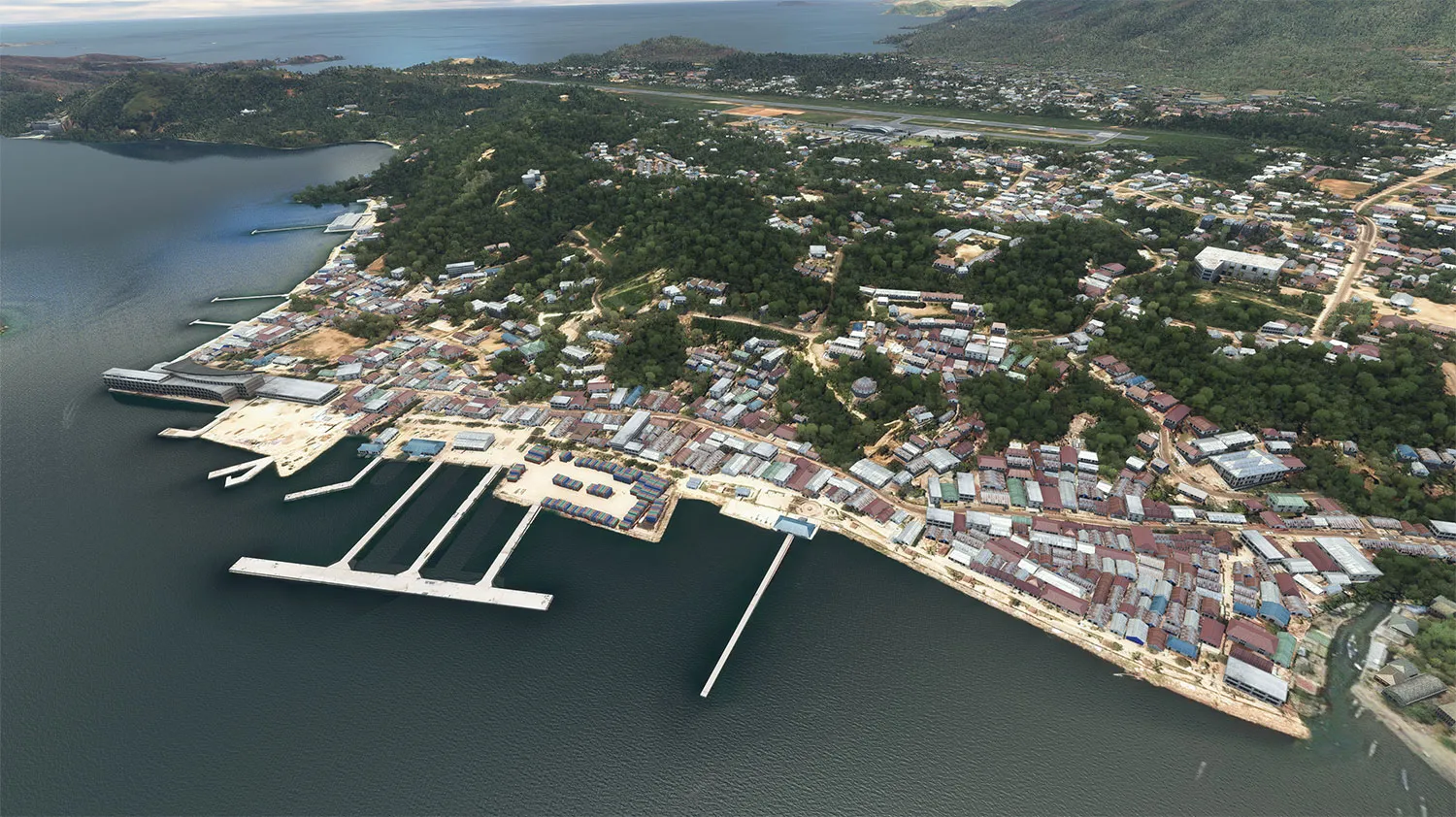 Аэропорт WATO ( Комодо, Индонезия )