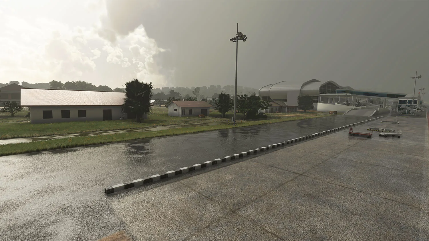 Аэропорт WATO ( Комодо, Индонезия )