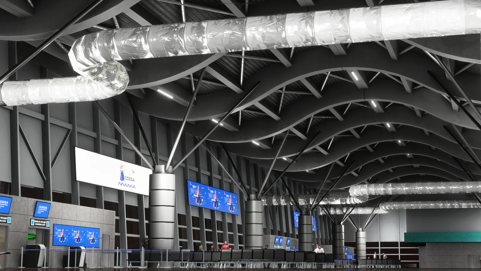 Аэропорт UKOO ( Одесса, Украина )