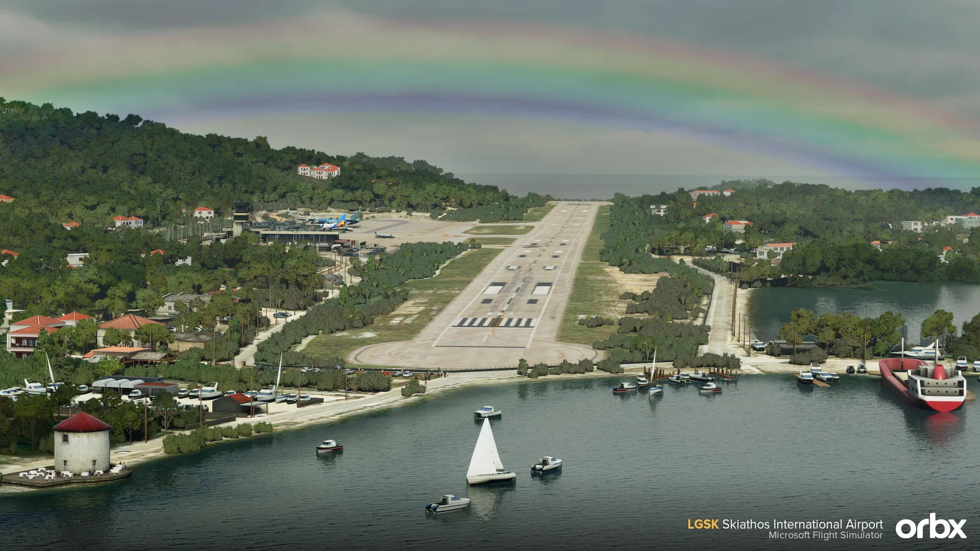 Аэропорт LGSK ( Скиатос, Греция )