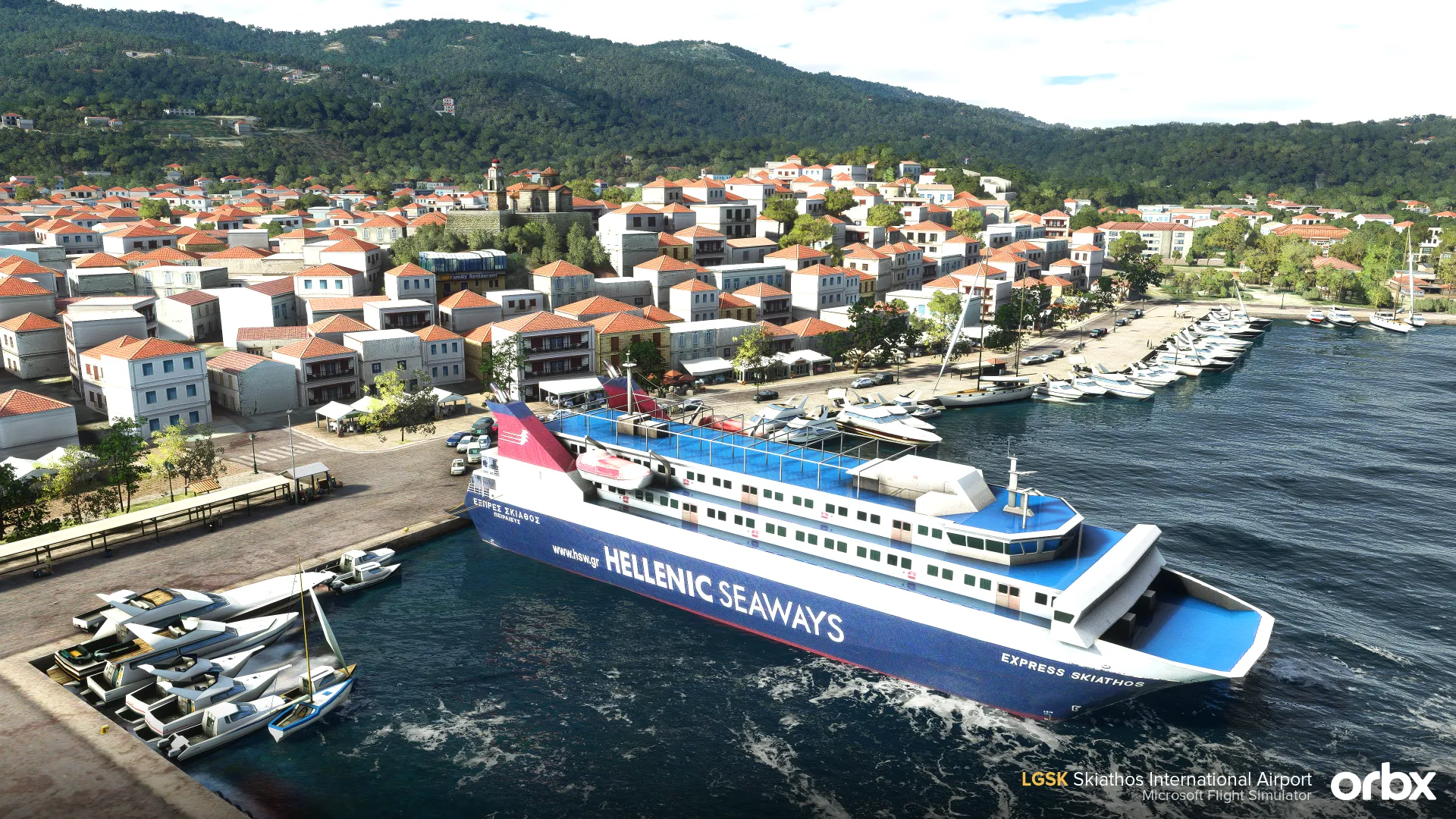 Аэропорт LGSK ( Скиатос, Греция )