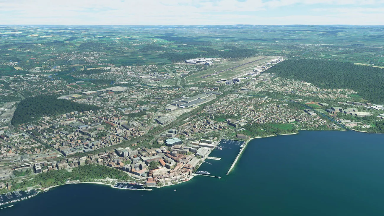 Аэропорт EDNY ( Фридрихсхафен, Германия )