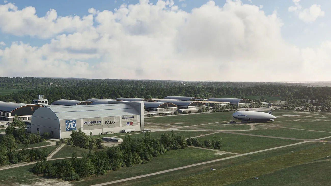 Аэропорт EDNY ( Фридрихсхафен, Германия )