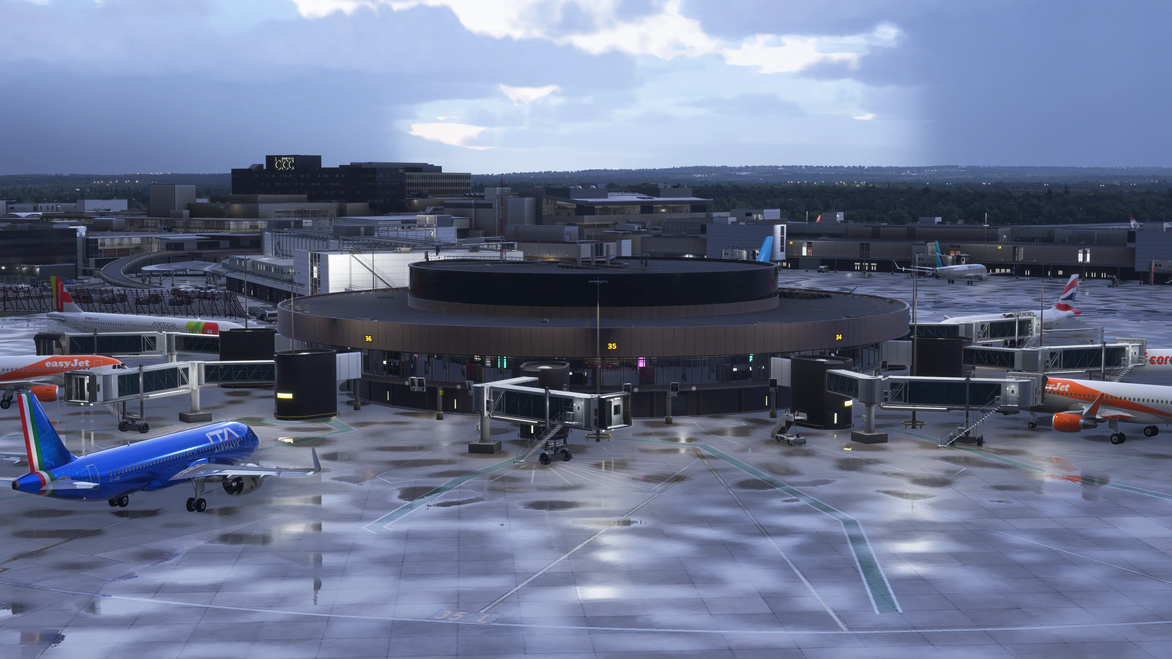 Аэропорт EGKK ( Гатвик, Великобритания )