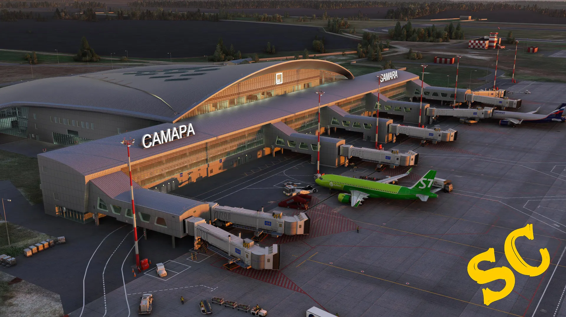 Аэропорт UWWW ( Самара, Россия )