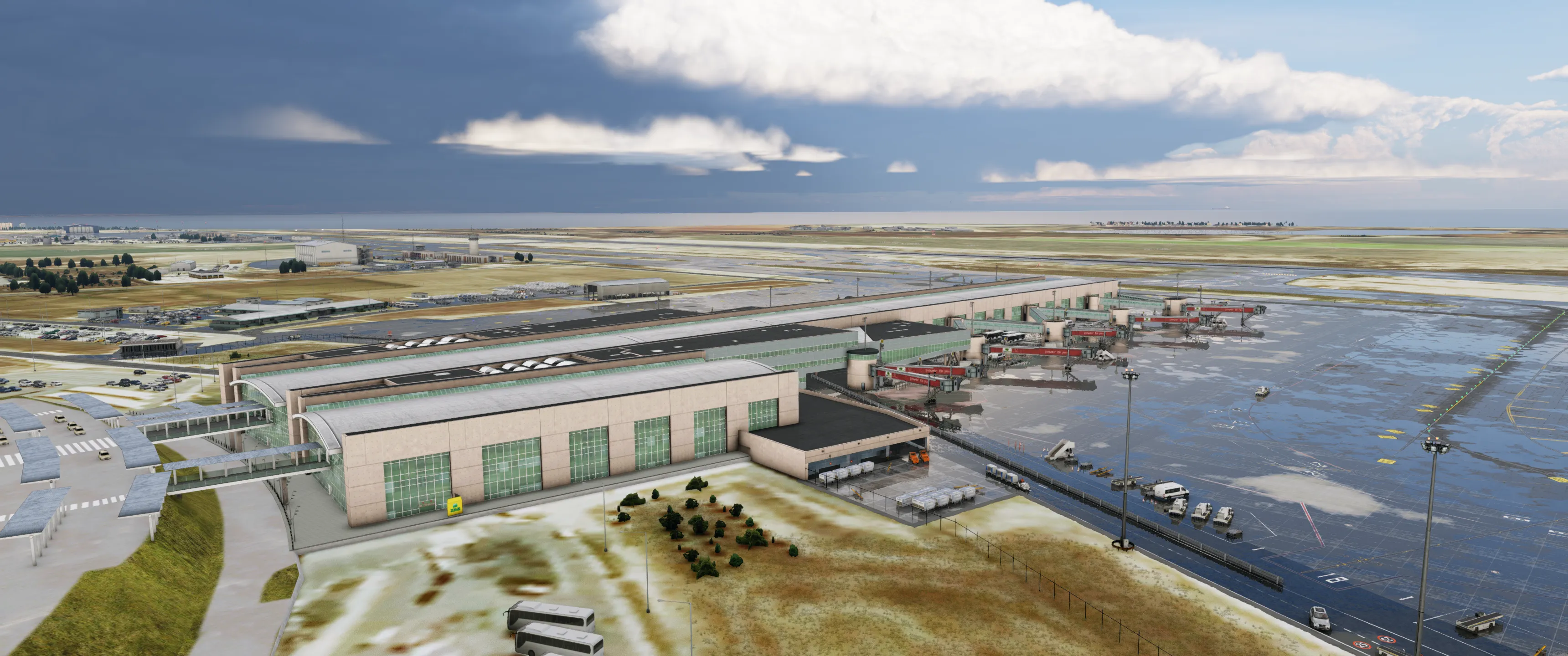 Аэропорт LCLK ( Ларнака, Кипр )