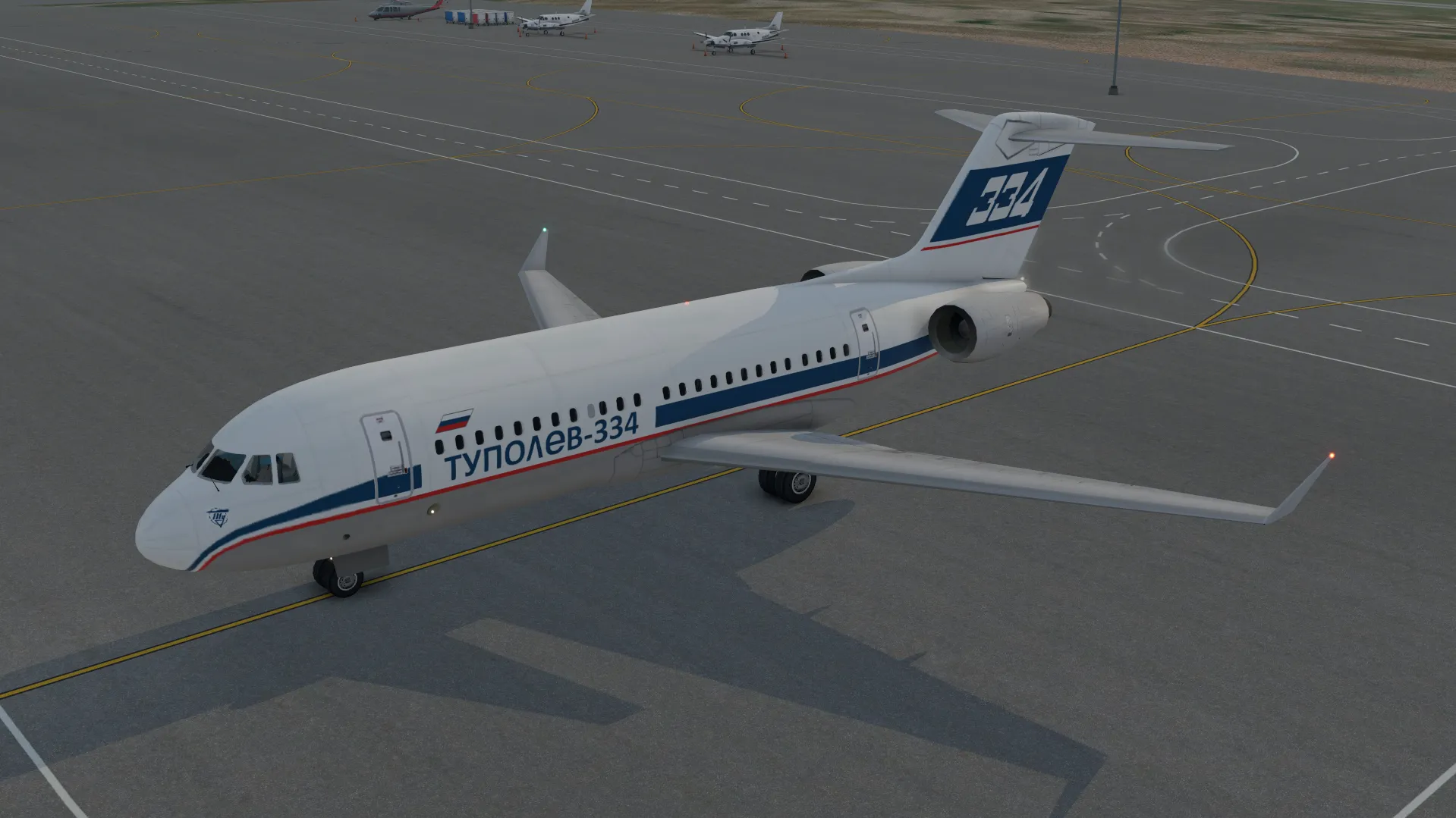 Туполев Ту-334 для XP10 и XP11 (вер. 1.0.0)