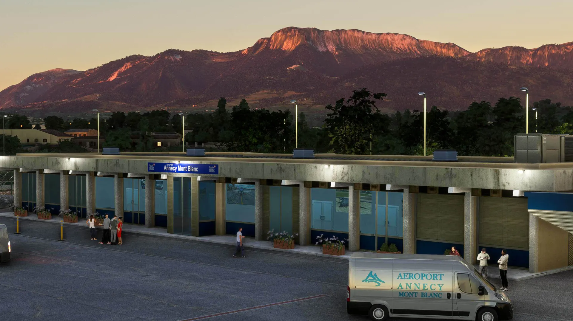 Аэропорт LFLP ( Анси, Франция )