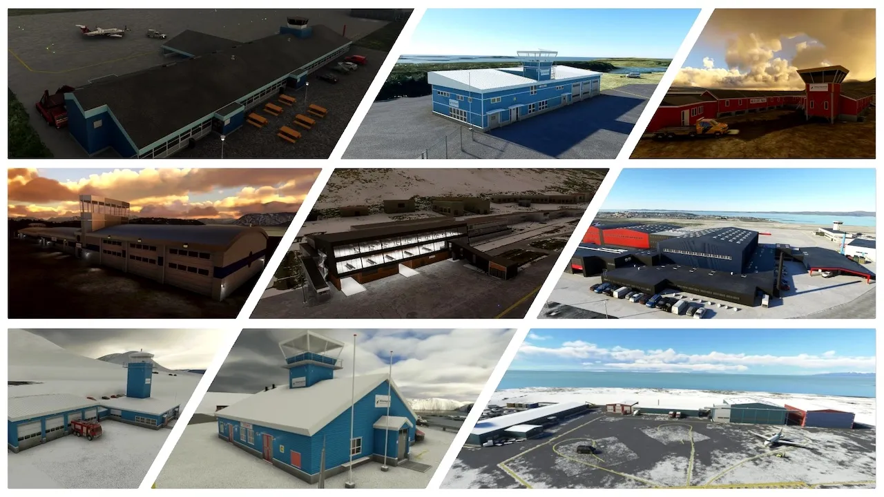 Пак аэропортов Гренландии