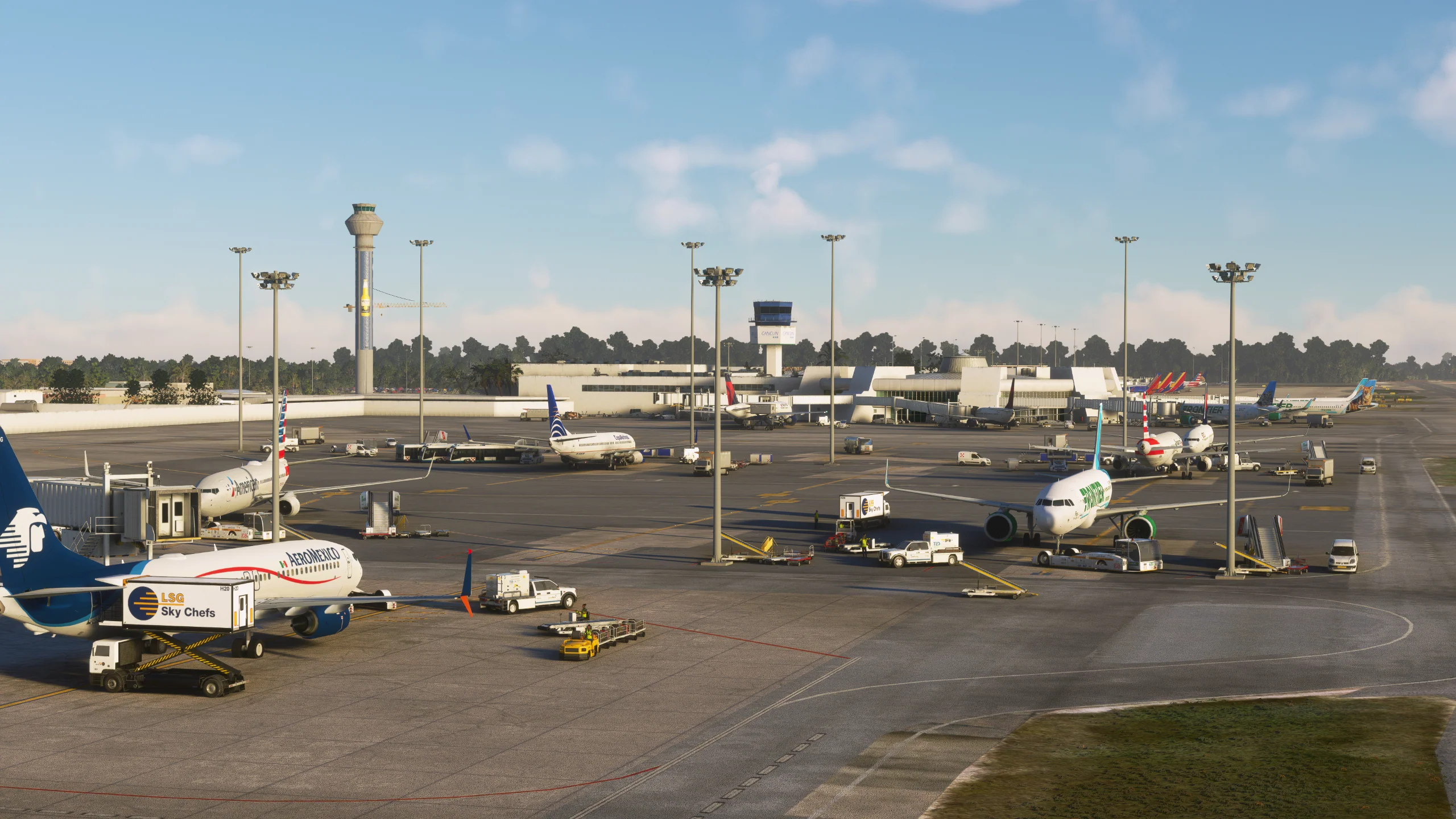 Аэропорт MMUN ( Канкун, Мексика )