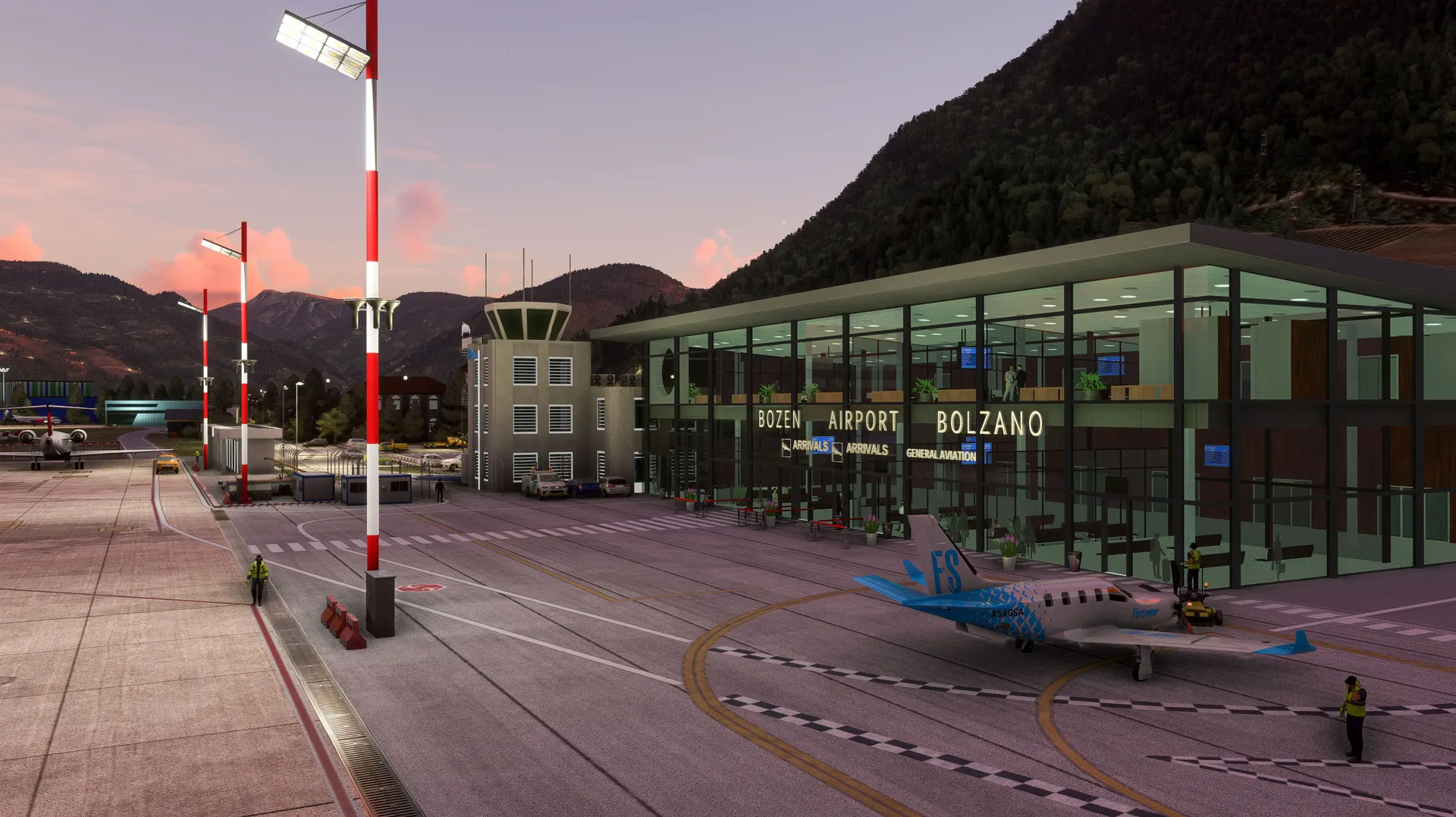 Аэропорт LIPB ( Больцано, Италия )