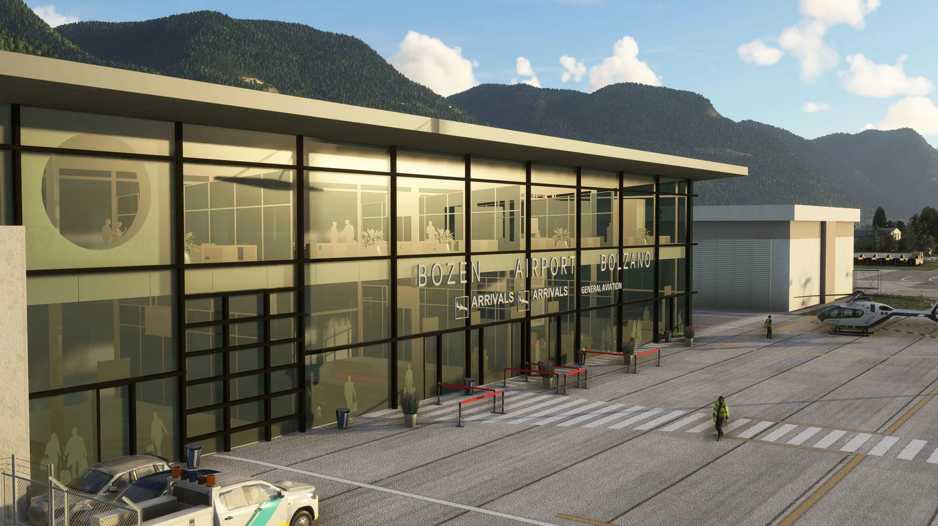 Аэропорт LIPB ( Больцано, Италия )